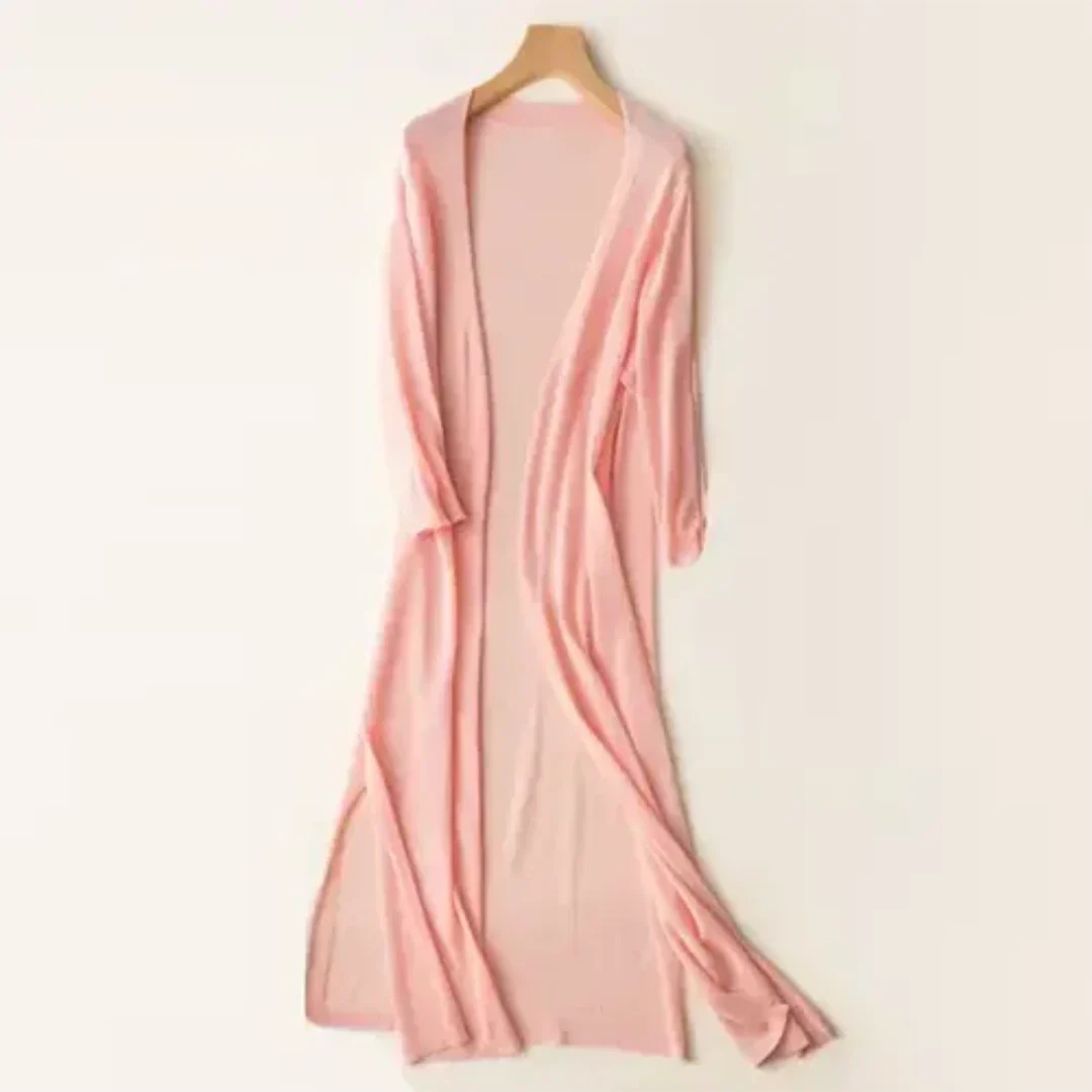 Inezimen | Cardigan long élégant pour femme | Léger