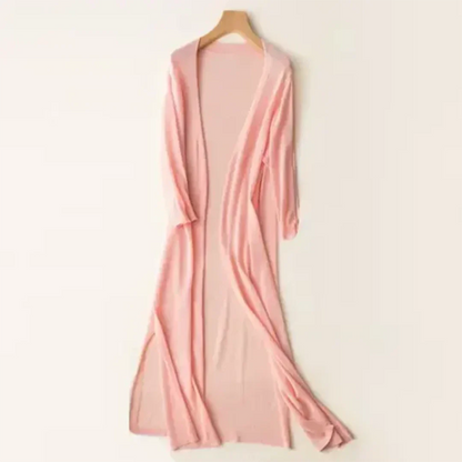 Inezimen | Cardigan long élégant pour femme | Léger