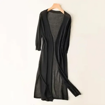 Inezimen | Cardigan long élégant pour femme | Léger