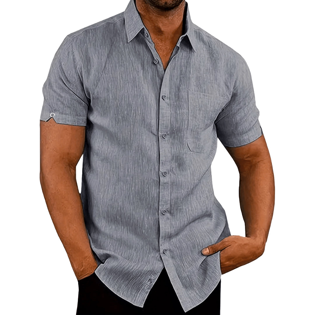Chemise Eden, lin raffiné