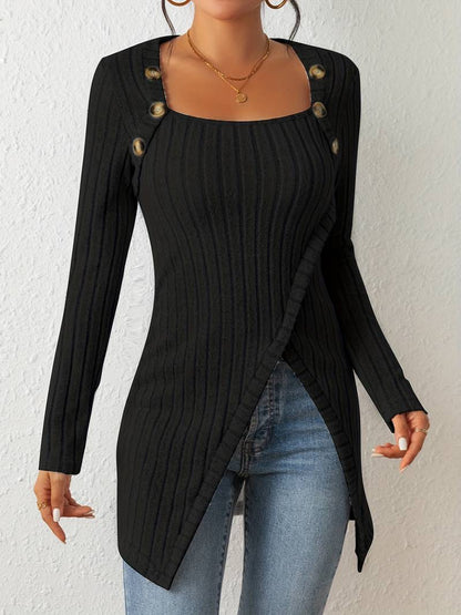 Megan - Pull Asymétrique pour Femmes