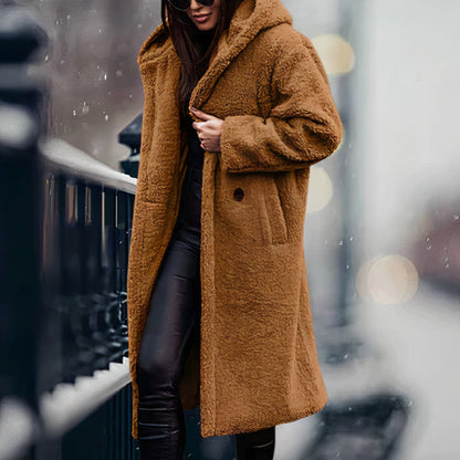 Veste d'hiver chaude en teddy pour femmes - Jaylin