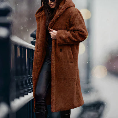 Veste d'hiver chaude en teddy pour femmes - Jaylin