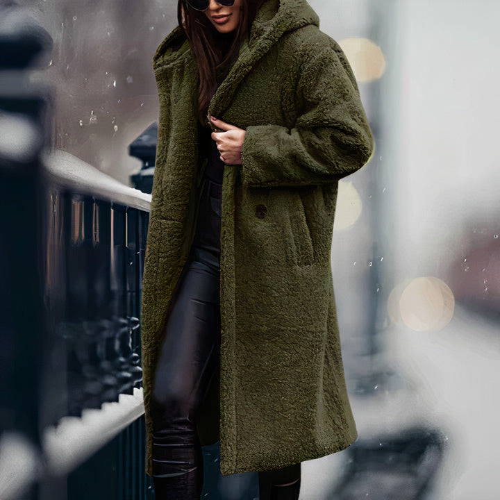 Veste d'hiver chaude en teddy pour femmes - Jaylin