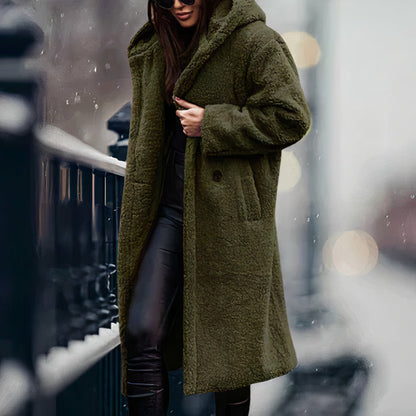 Veste d'hiver chaude en teddy pour femmes - Jaylin