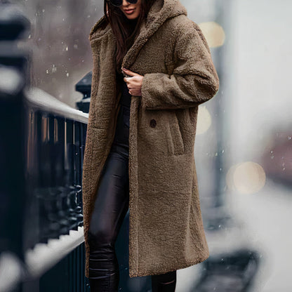 Veste d'hiver chaude en teddy pour femmes - Jaylin