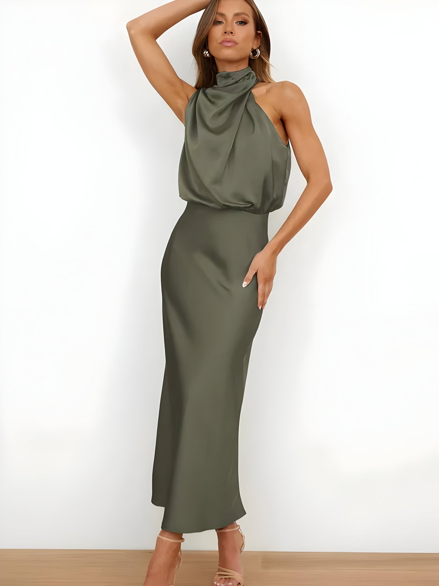 Eslar | Robe élégante en satin