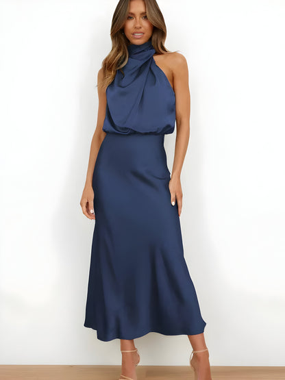 Eslar | Robe élégante en satin