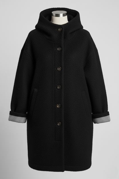 Élodie – Manteau Femme Élégant Uni | Style Classique