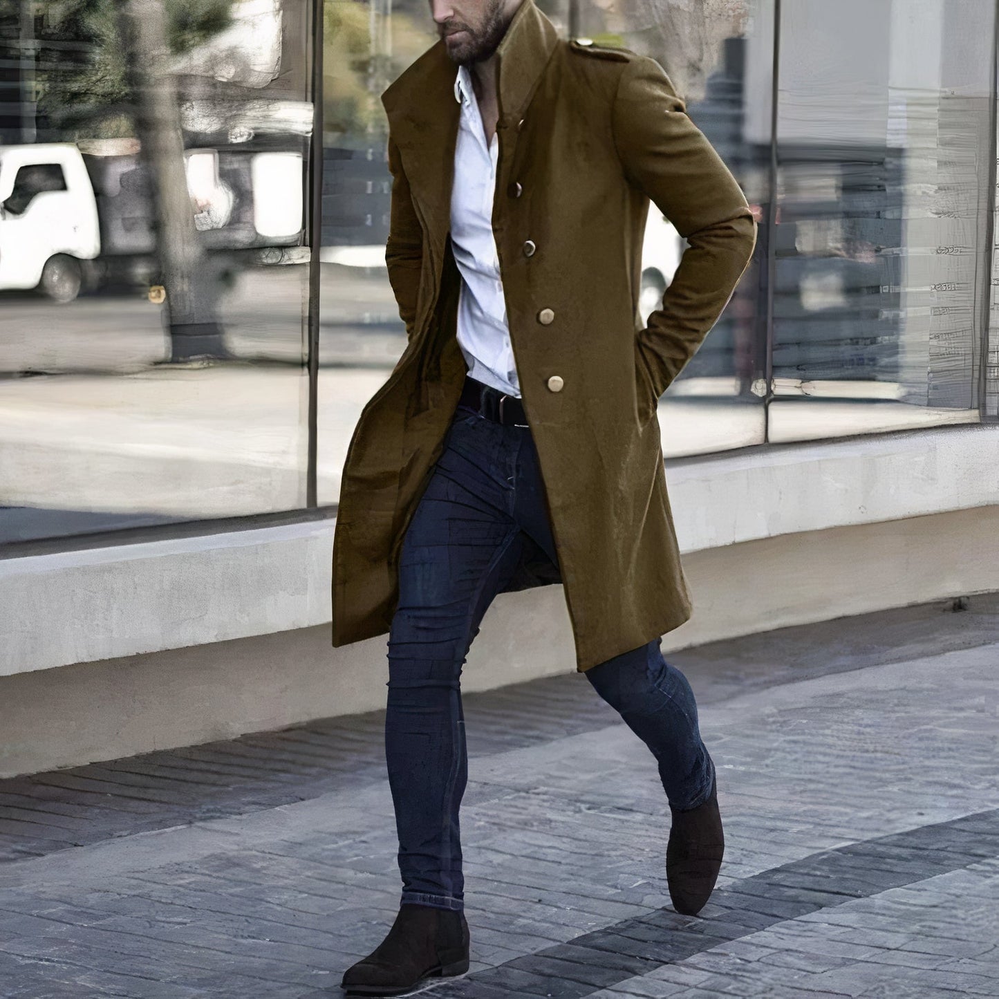 Alex - Trench-coat homme à la mode