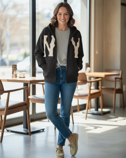 Jemma | Hoodie Femme NY Classic Chic et Confortable