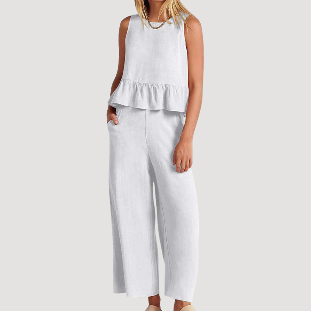 Journey - Ensemble coton pour femmes - Top et pantalon