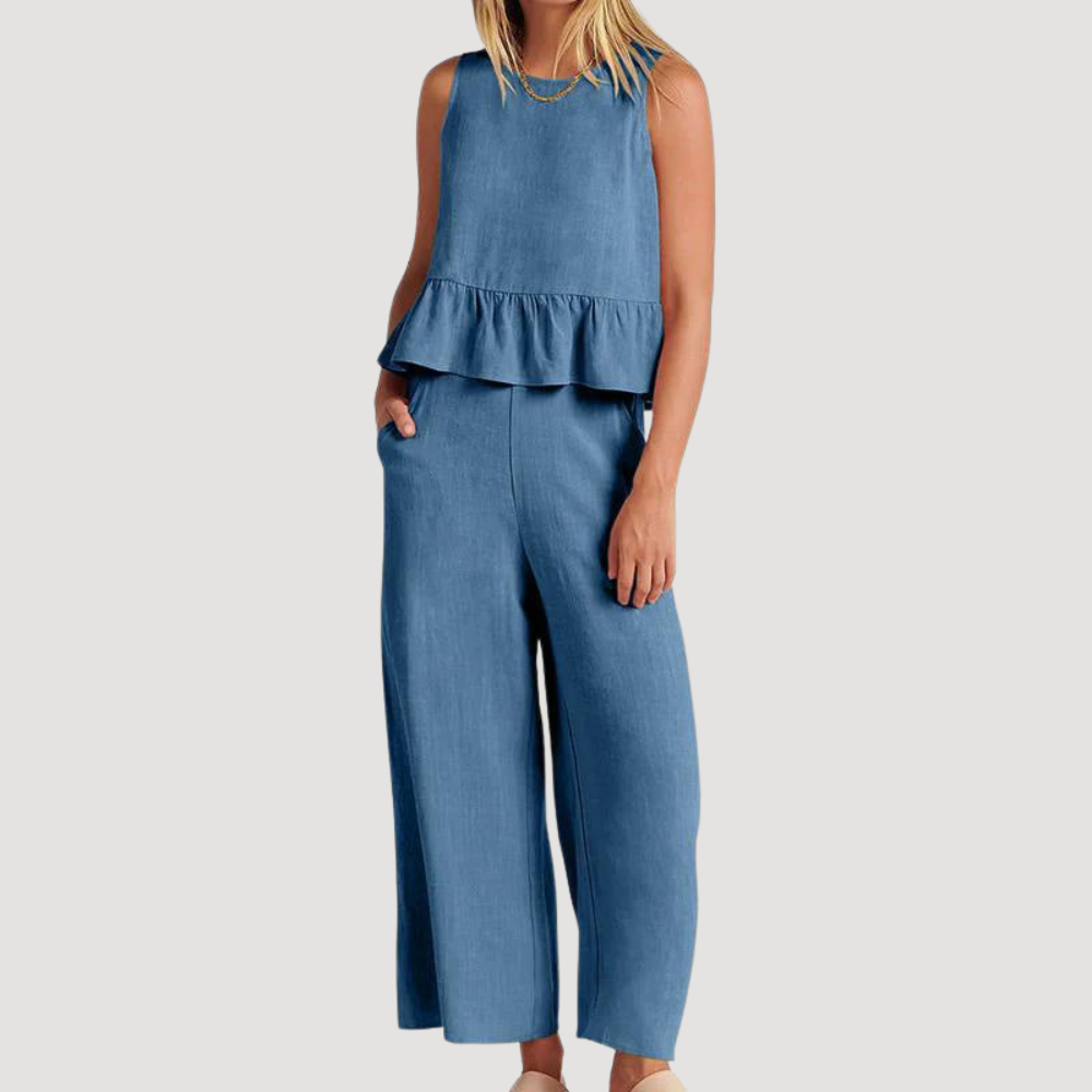 Journey - Ensemble coton pour femmes - Top et pantalon
