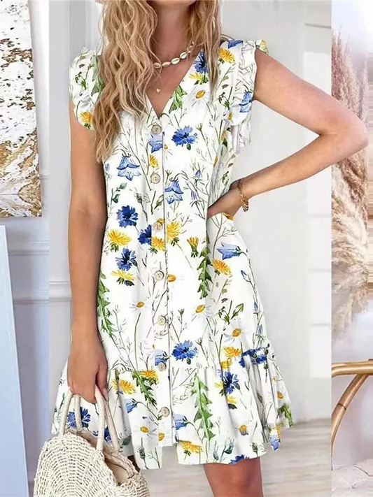 Jovie - Robe décontractée imprimée pour femmes