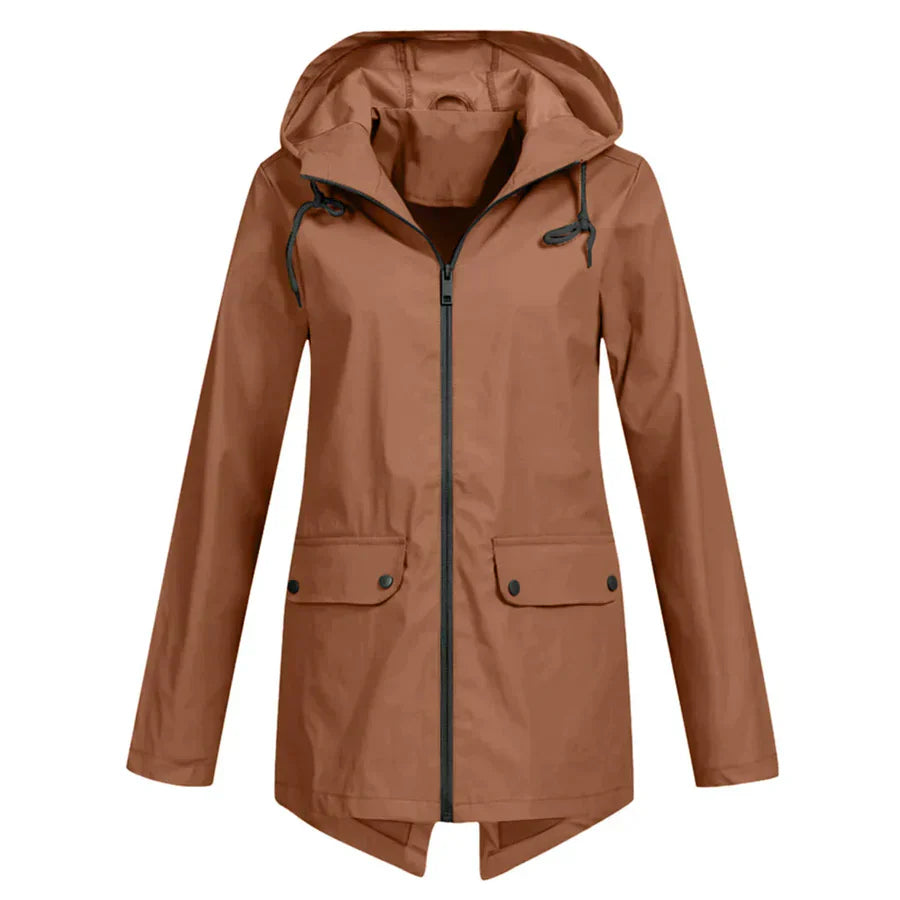 Tamara - manteau imperméable avec fermeture éclair pour femmes