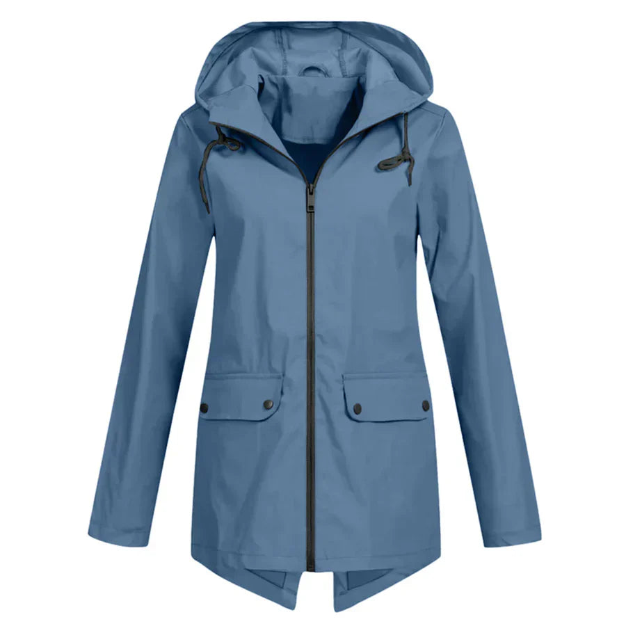 Tamara - manteau imperméable avec fermeture éclair pour femmes