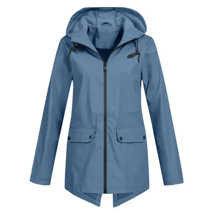Tamara - manteau imperméable avec fermeture éclair pour femmes