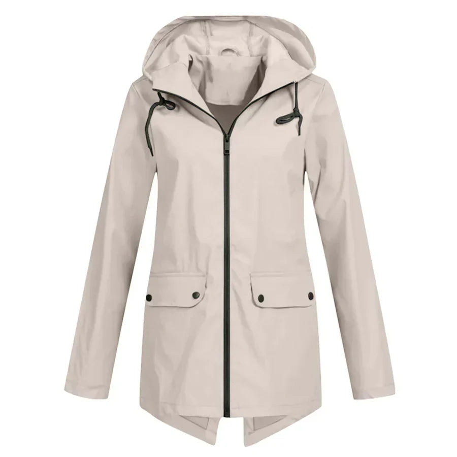 Tamara - manteau imperméable avec fermeture éclair pour femmes