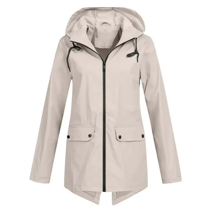 Tamara - manteau imperméable avec fermeture éclair pour femmes