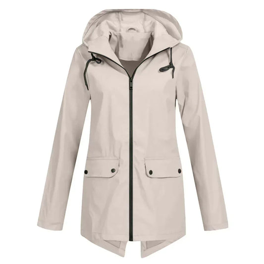 Tamara - manteau imperméable avec fermeture éclair pour femmes