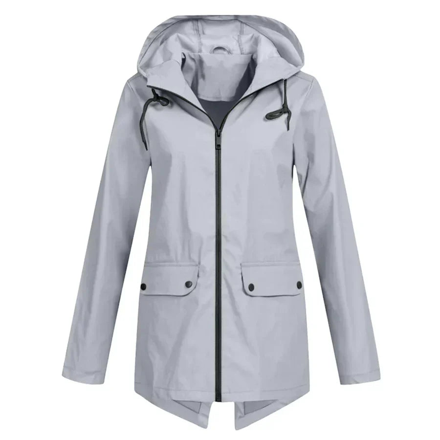 Tamara - manteau imperméable avec fermeture éclair pour femmes