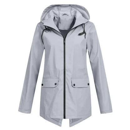 Tamara - manteau imperméable avec fermeture éclair pour femmes