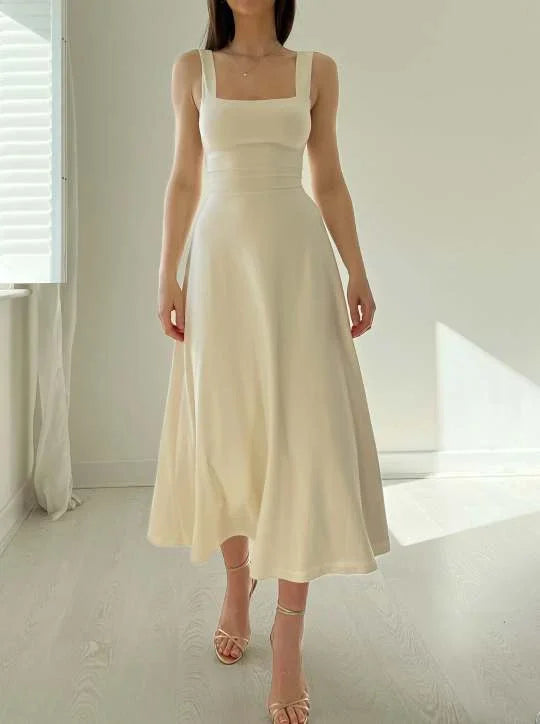 Katara - Robe midi double face en bambou biologique avec poches
