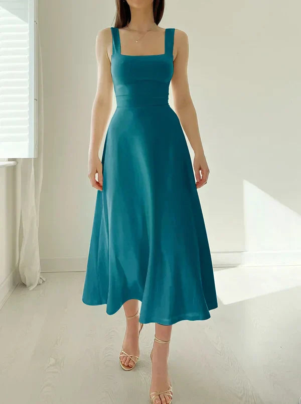 Katara - Robe midi double face en bambou biologique avec poches