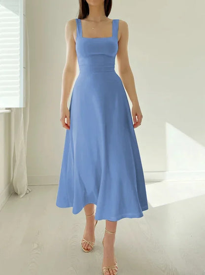 Katara - Robe midi double face en bambou biologique avec poches