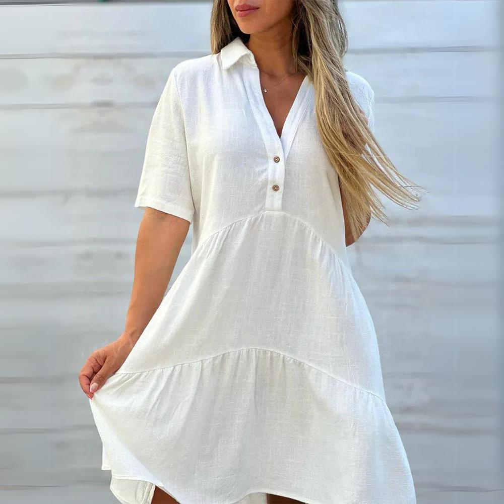 Katja - Robe élégante avec boutons