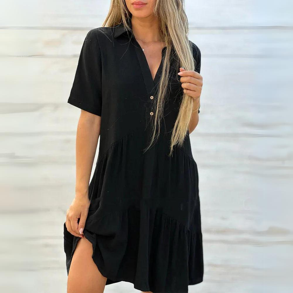 Katja - Robe élégante avec boutons