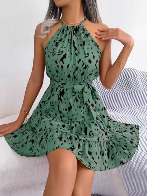 Katya - Robe en léopard