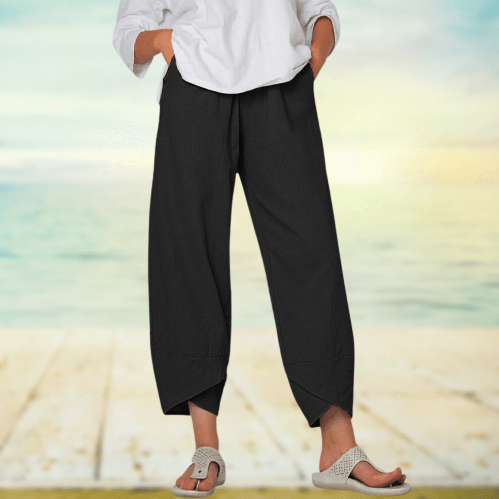 Pantalon court souple pour femmes