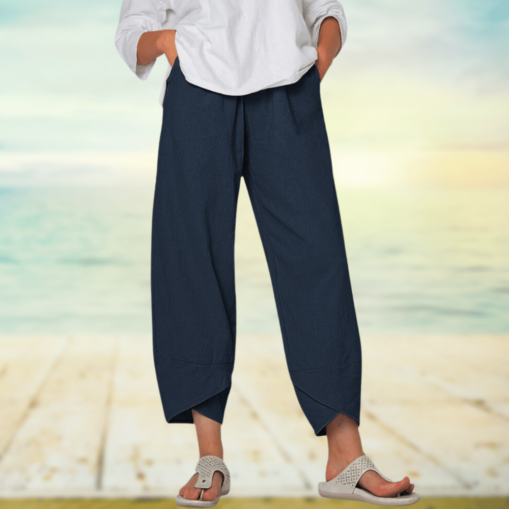 Pantalon court souple pour femmes
