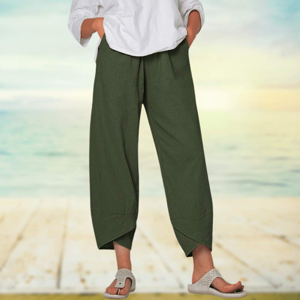Pantalon court souple pour femmes