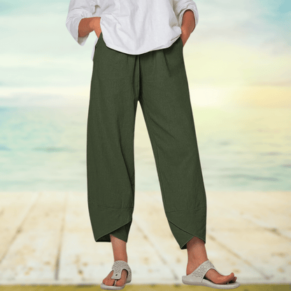 Pantalon court souple pour femmes
