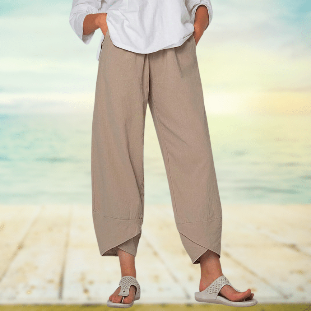 Pantalon court souple pour femmes