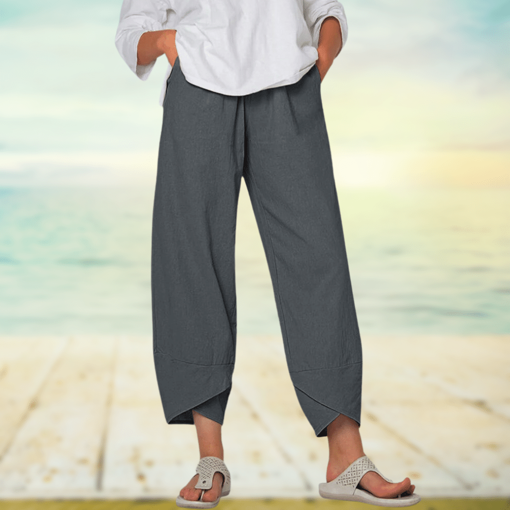 Pantalon court souple pour femmes