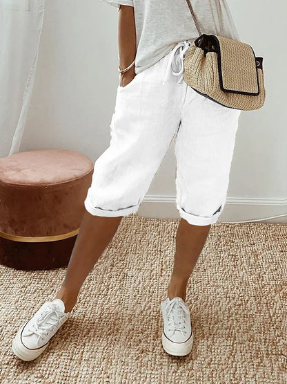 Pantalons en coton pour femmes