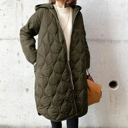Danielle | Parka Femme à Motifs avec Capuche Chic et Confortable