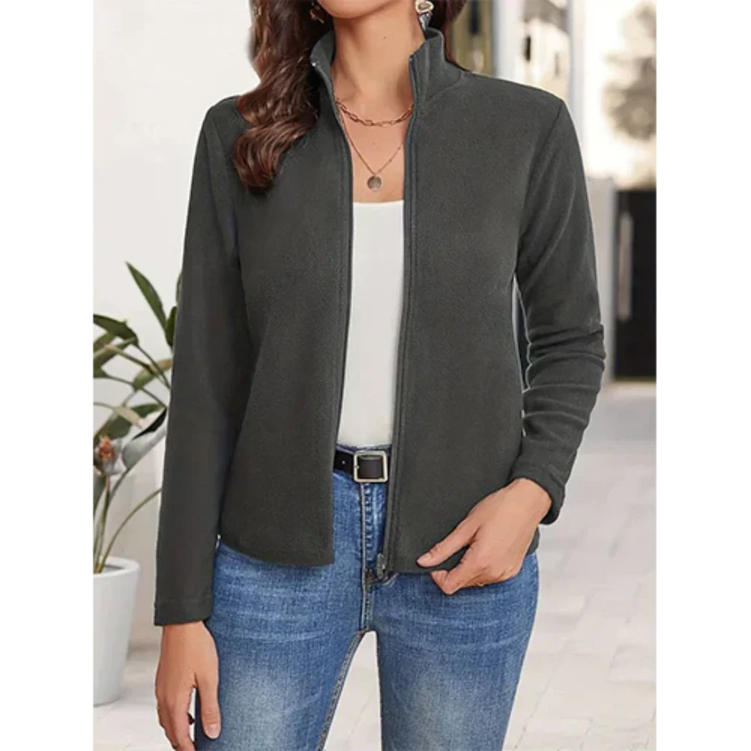 Kyranio | Veste en tricot décontractée pour femmes | Fermeture éclair
