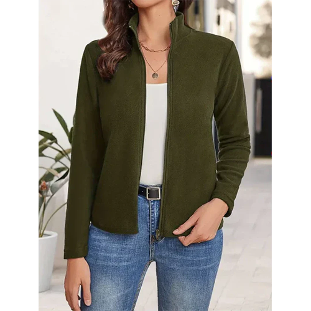 Kyranio | Veste en tricot décontractée pour femmes | Fermeture éclair