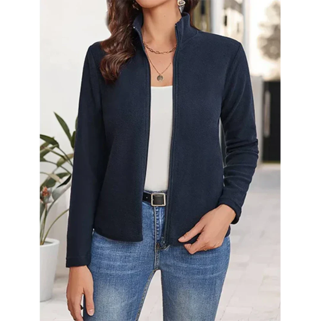 Kyranio | Veste en tricot décontractée pour femmes | Fermeture éclair
