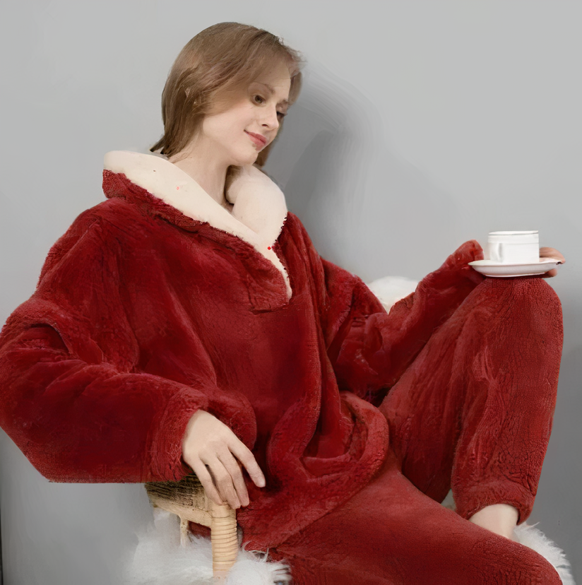 Ensemble pyjama en polaire pour femme - Londyn