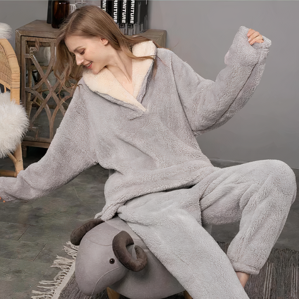 Ensemble pyjama en polaire pour femme - Londyn