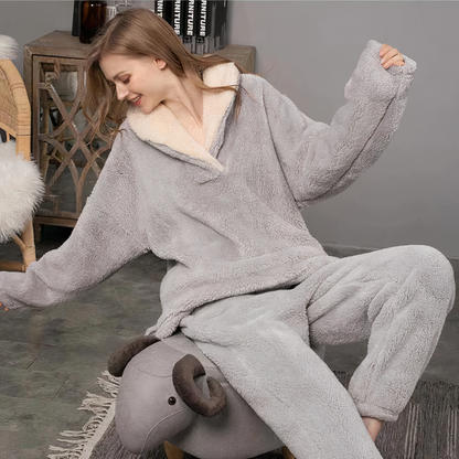 Ensemble pyjama en polaire pour femme - Londyn