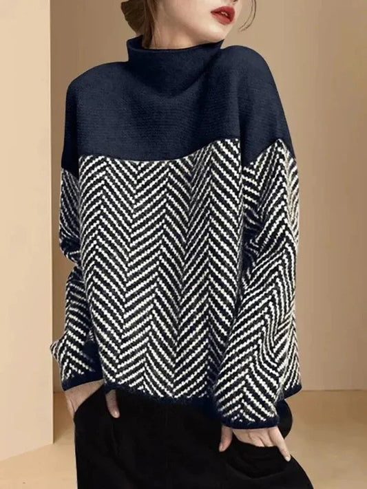 Lauren | col haut pull ample doux