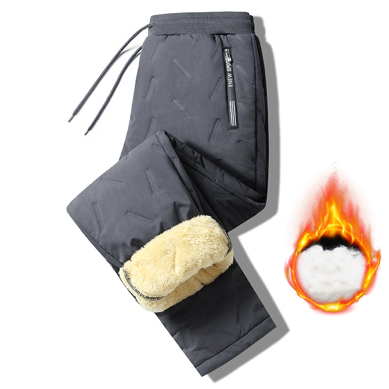 Jens | Pantalon de jogging chaud et épais en laine d'agneau pour femme