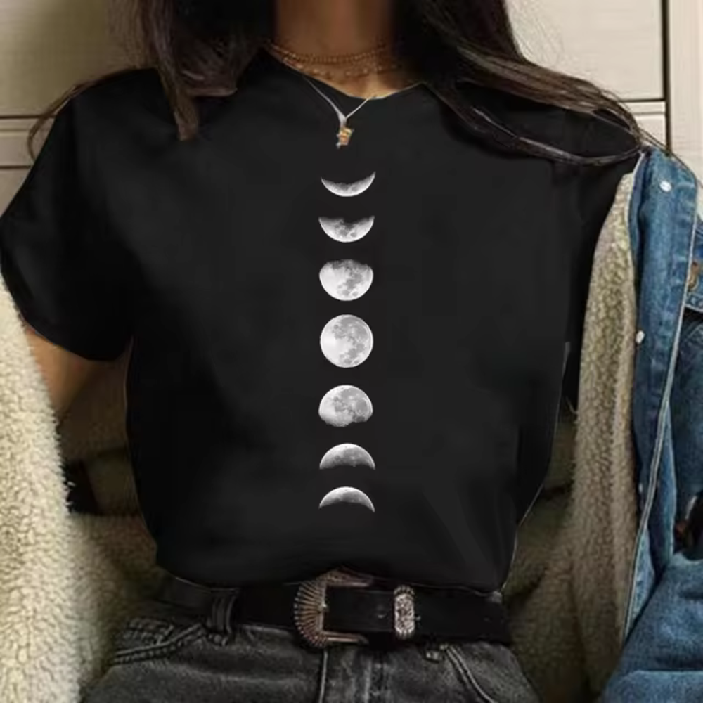 Lena - T-shirt avec imprimé lune