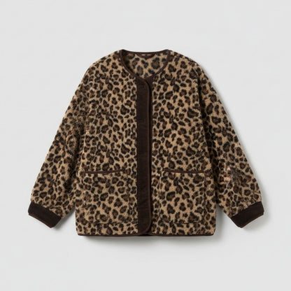 Leona | Veste Femme Imprimé Léopard Chic et Confortable